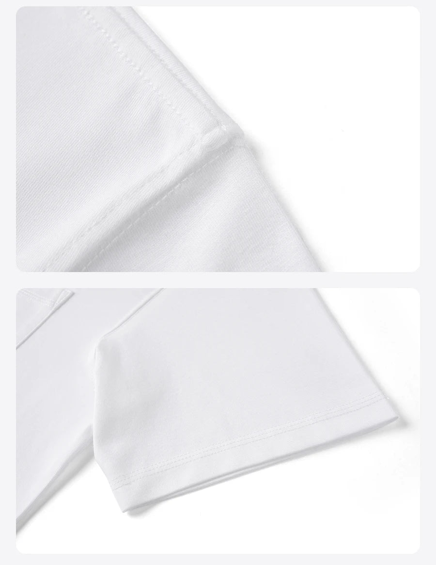 Men's Short Length Super Loose Cotton T-Shirt with Letter Print