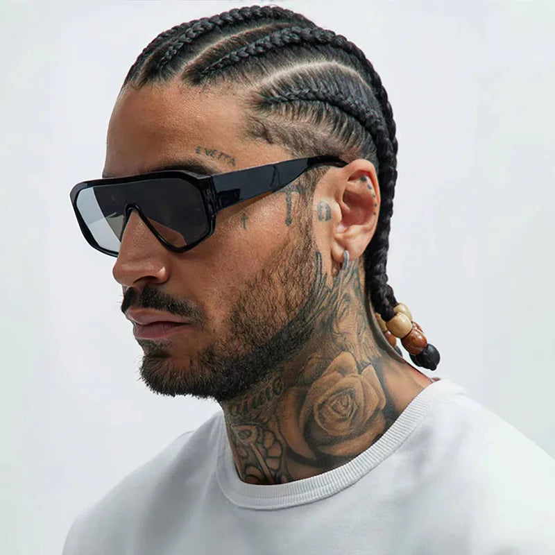 Large Frame Outdoor Sunglasses - Unisex Windproof Cycling Shades