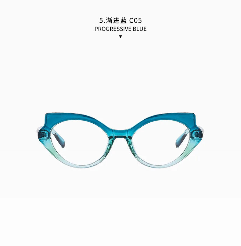 Cat Eye Glasses for Women - Anti Blue Light Computer Eyewear