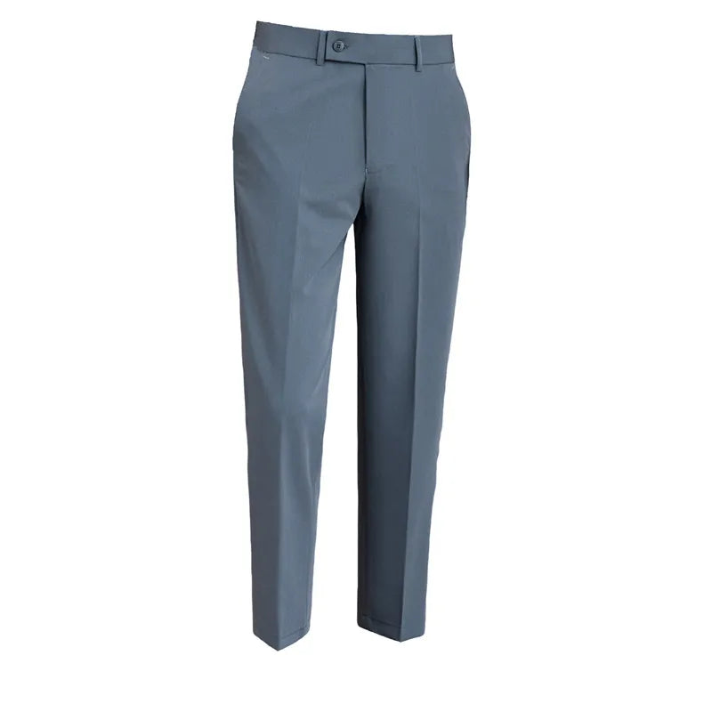 Men’s Solid Colour Ankle-Length Trousers