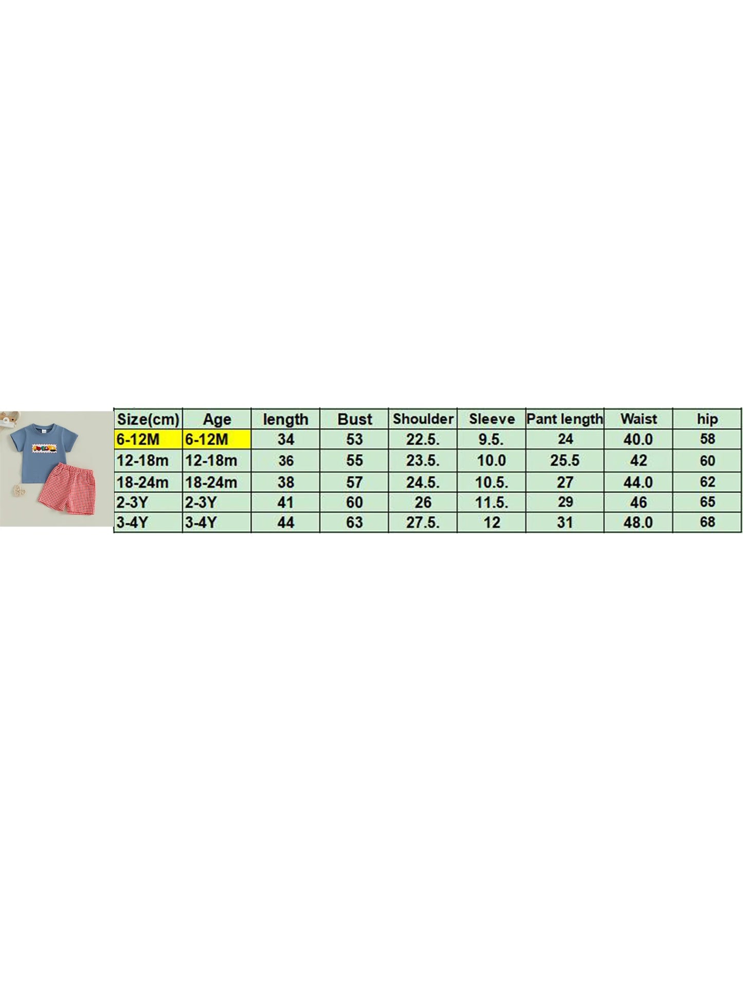 0-4Y Toddler Kids Boys Summer Clothes Sets Car Embroidery Short Sleeve Round Neck T-Shirts Plaid Elastic Waist Shorts