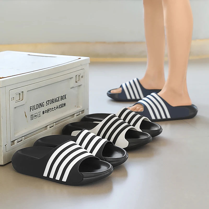 Sports Slides - Men's Quick Dry Beach Sandals & Outdoor Clogs