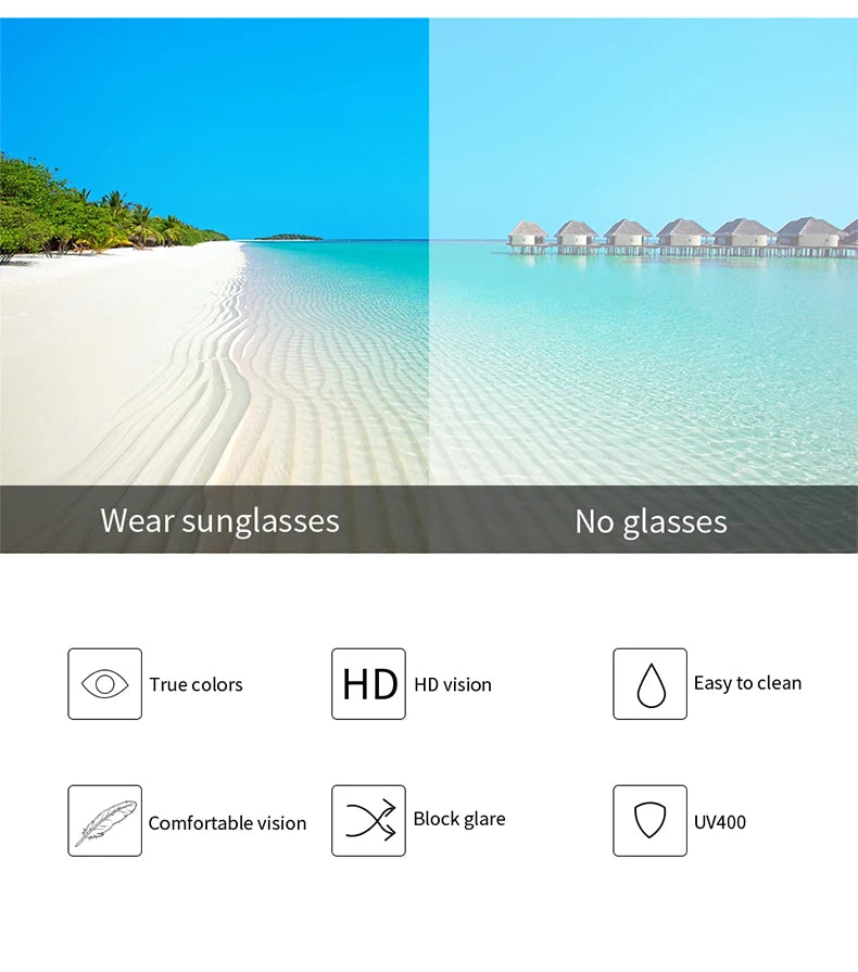 Women's Square Oversized One-pieces Gradient Sunglasses