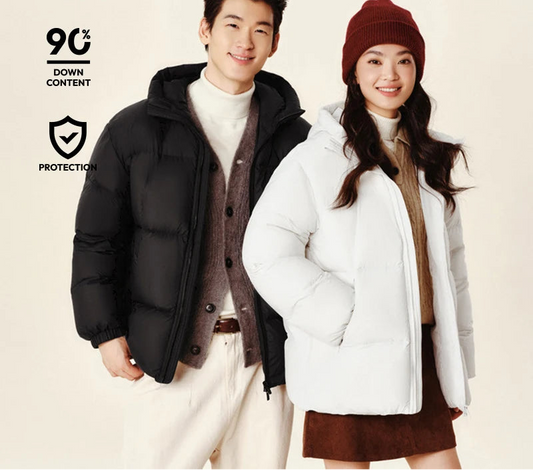 Men's Thermal Three-Proof Hooded Down Jacket - Winter Outerwear