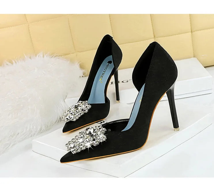 Women's  Rhinestone  Stilettos High Heels