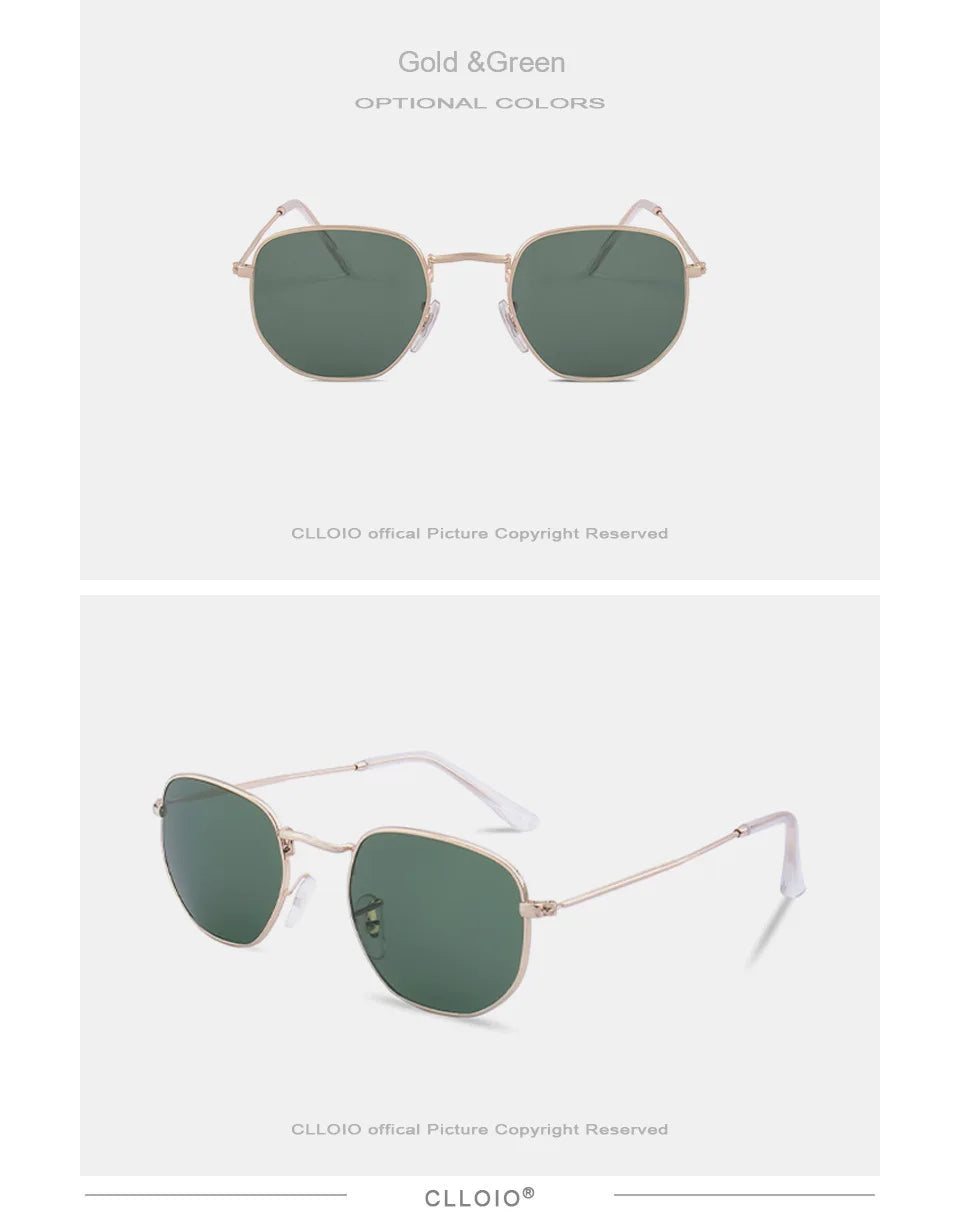 Women's Retro Square Sunglasses  UV400