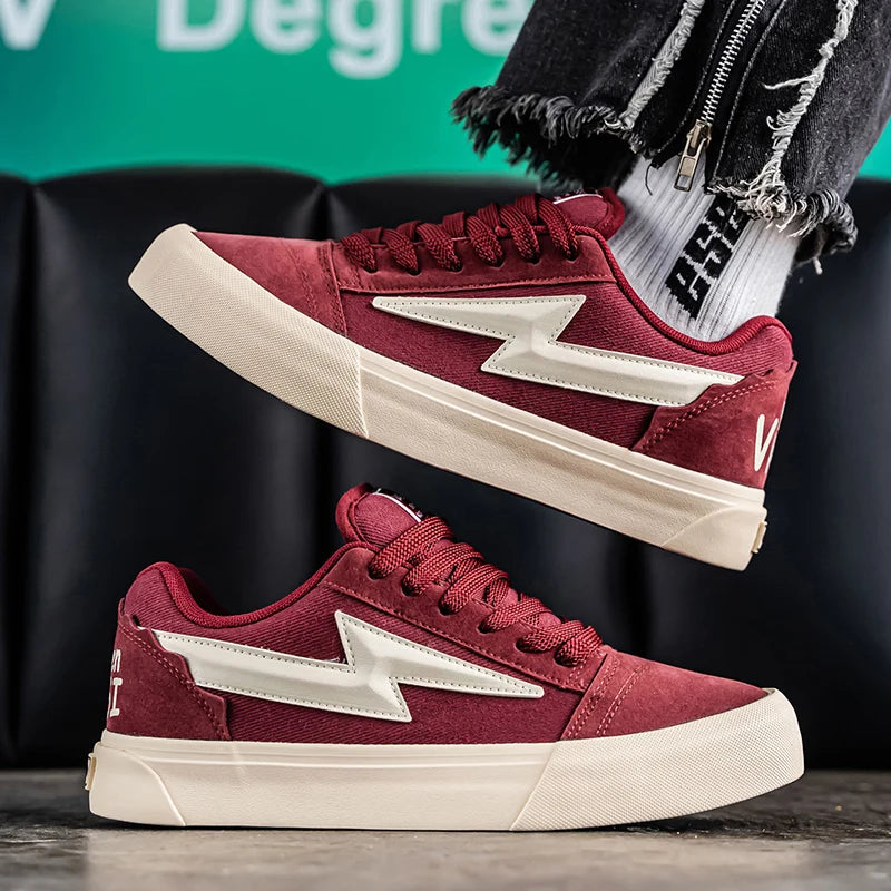 Lightning Design Sneakers - Men's High Performance Running & Basketball Trainers