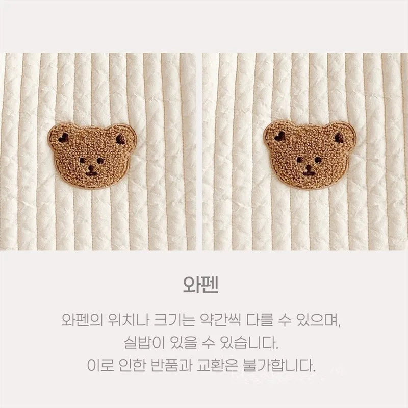 Cute Embroidery Baby Stroller Bag with Hook - Nappy Bag for Baby Accessories