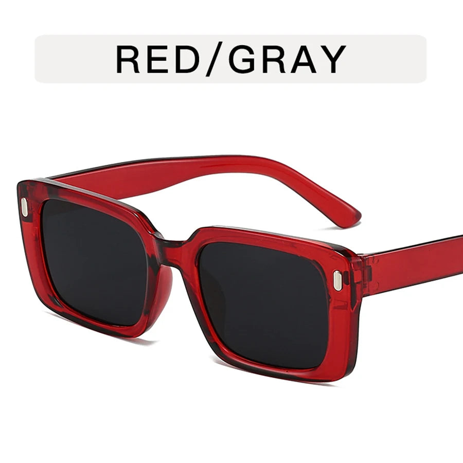 Women's Retro Square Anti UV 400 Sunglasses