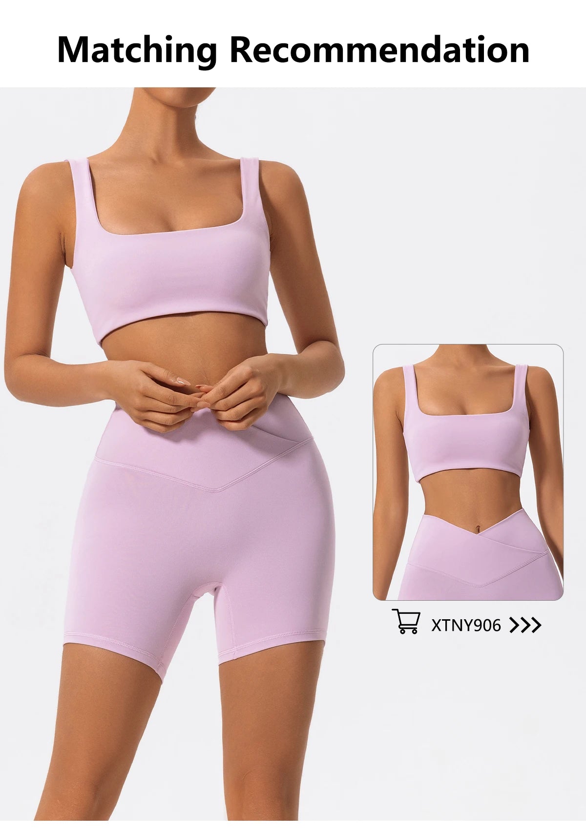 Cross Waist Gym Shorts - High Waist Breathable Cycling Yoga Shorts