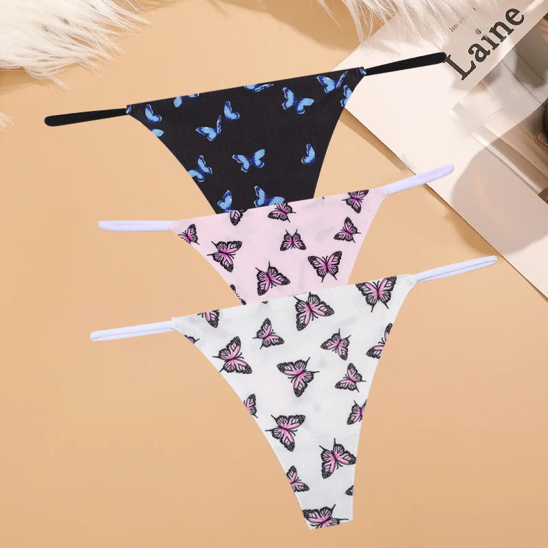 Women's Seamless Silk Thong 3-Pack