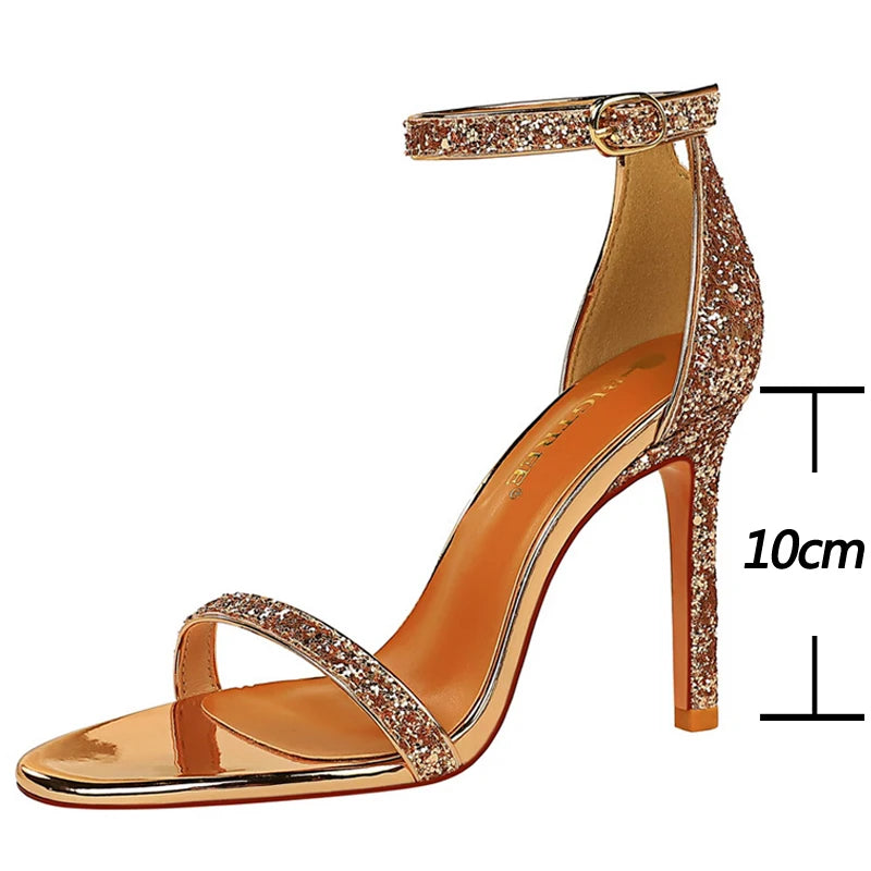 Women's High Heels  Sparkle Sequins Stiletto Heels