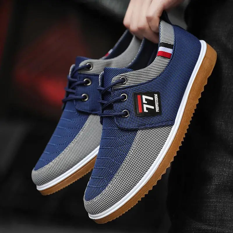 Men's Summer Casual Sports Shoes Lace Up Sneakers Breathable Soft Trainers
