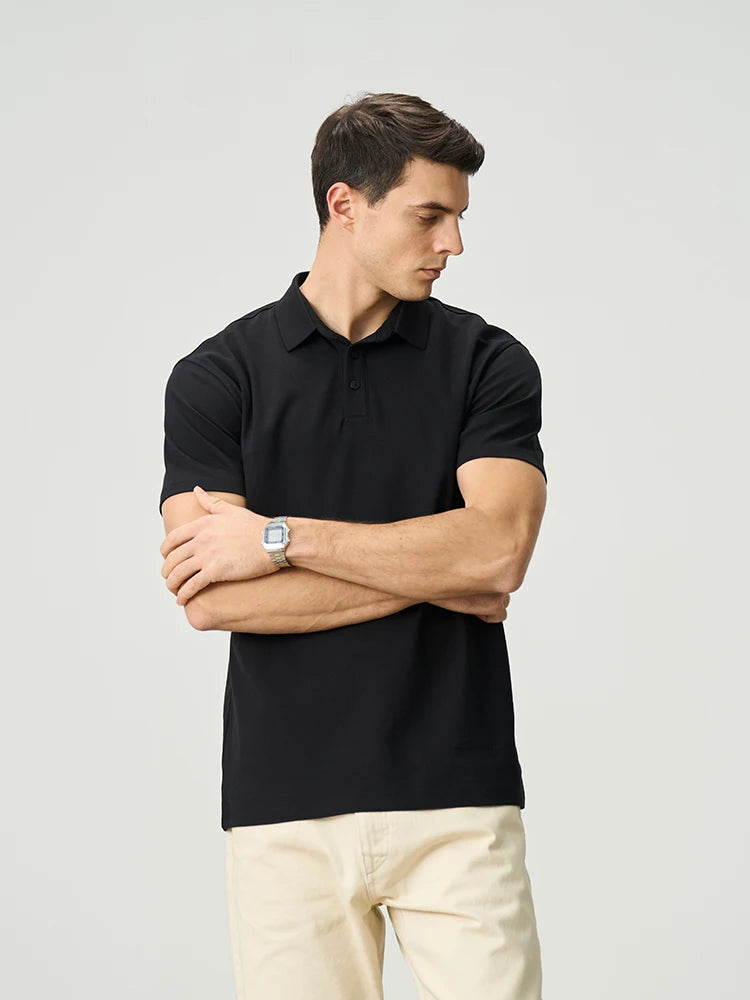 Men's Cool Feeling Polo Shirt - Regular Fit Sorona Pique Fabric
