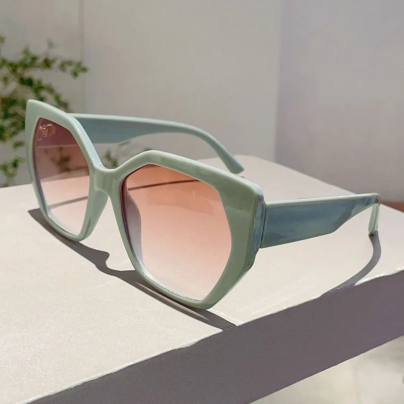 Women's Polygon Gradient Sunglasses