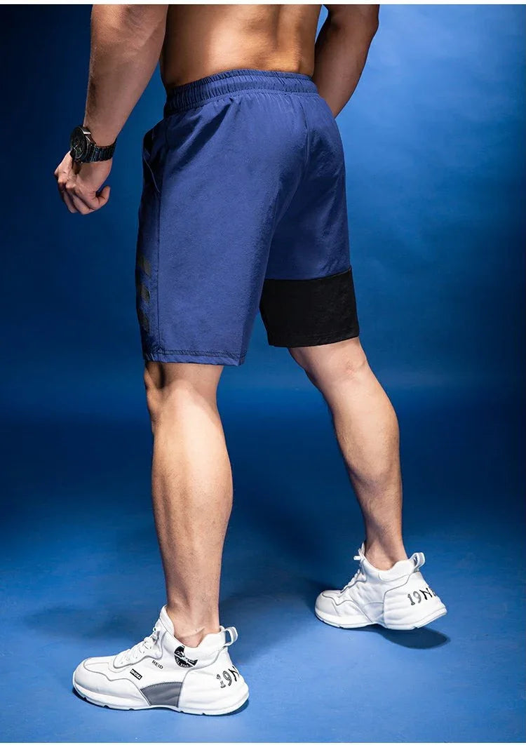 Men's Sports Fitness Quick-dry Basketball Workout Training Breathable Shorts