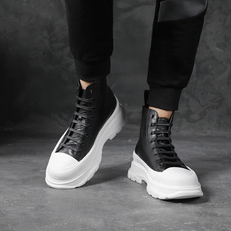 Unisex Ankle Chunky Platform Boots