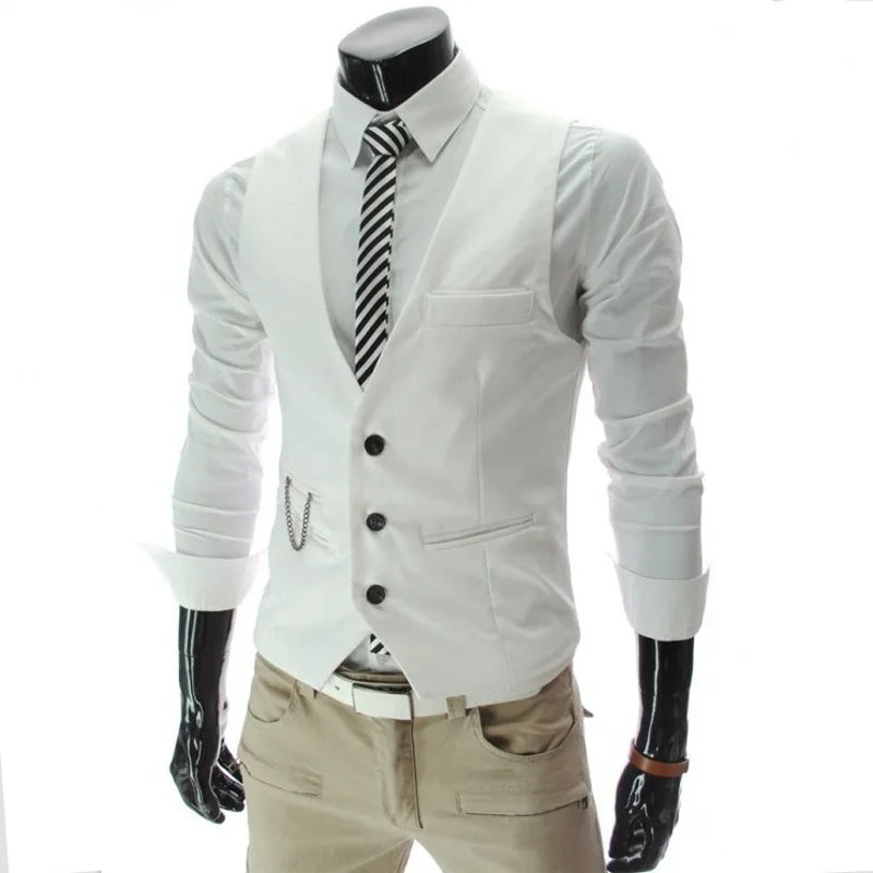 Men Sleeveless Waistcoat