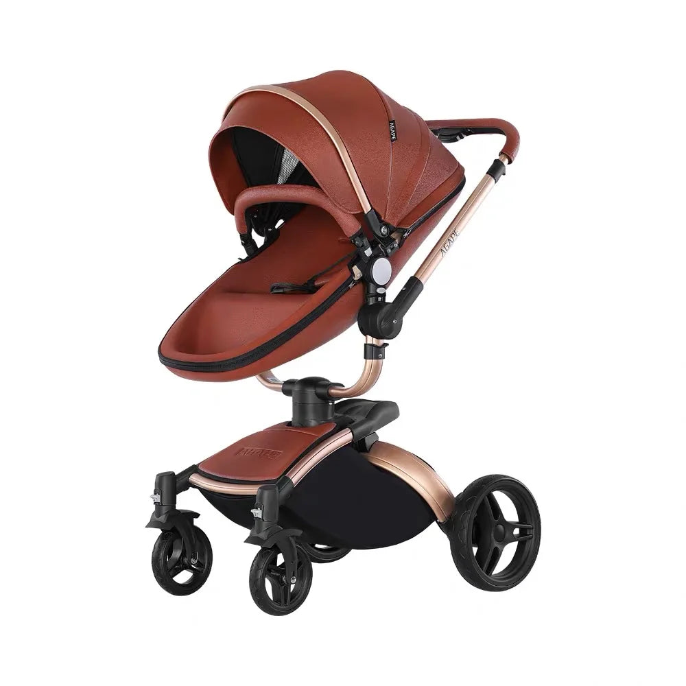 Baby stroller Pram 3 in 1 new-born stroller baby car carriage shell type pushchair High Quality Baby Pram