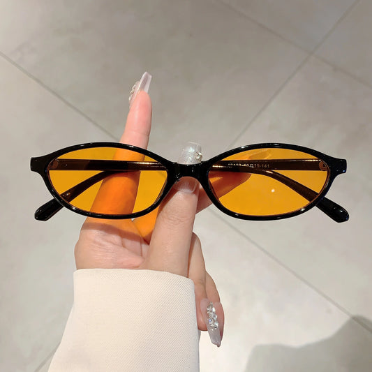 Women's Vintage Oval Gradient Sunglasses