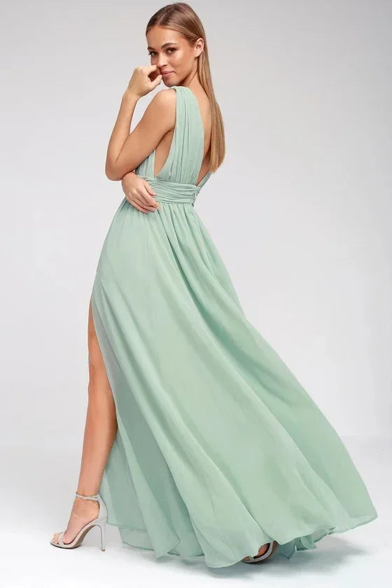 Women Backless Mesh Long  maxi Summer Dress