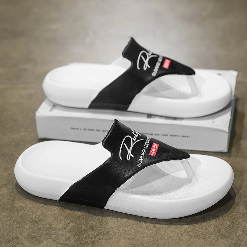 Men's  Summer Flip Flops EVA Platform Outdoor Breathable Sandals Clogs Waterproof Beach Slippers Slides