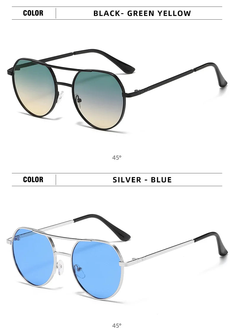 Unisex Metal Sunglasses UV400