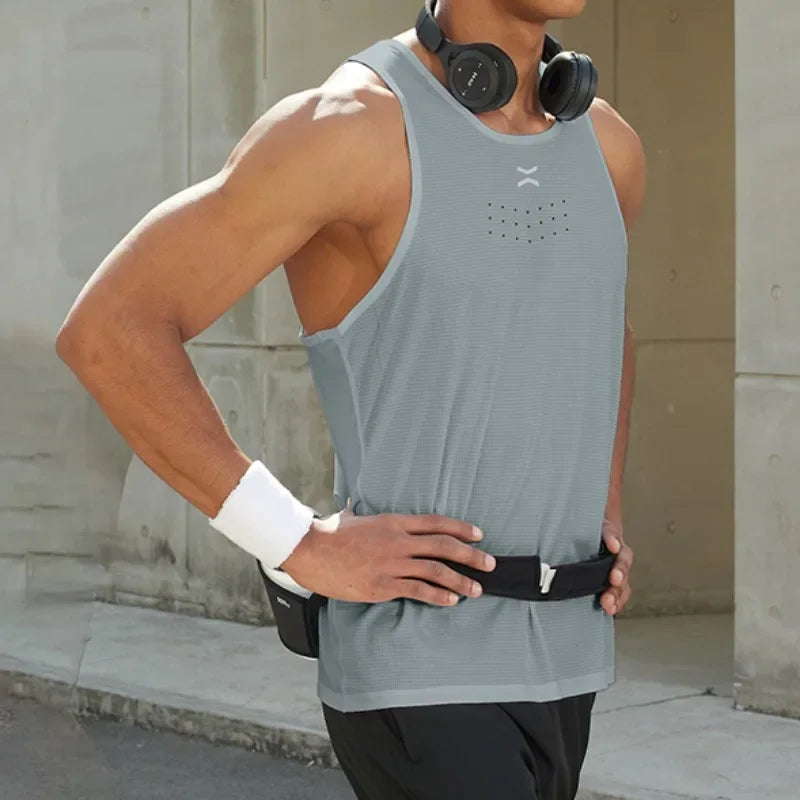 Men's Summer Sleeveless Tank Top Sportswear Gym Sports Vest