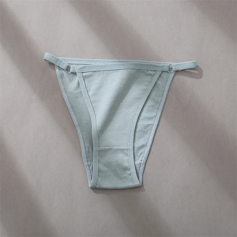 Women's Cotton Briefs Low Waist Seamless Underwear  Bikini Breathable Lingerie