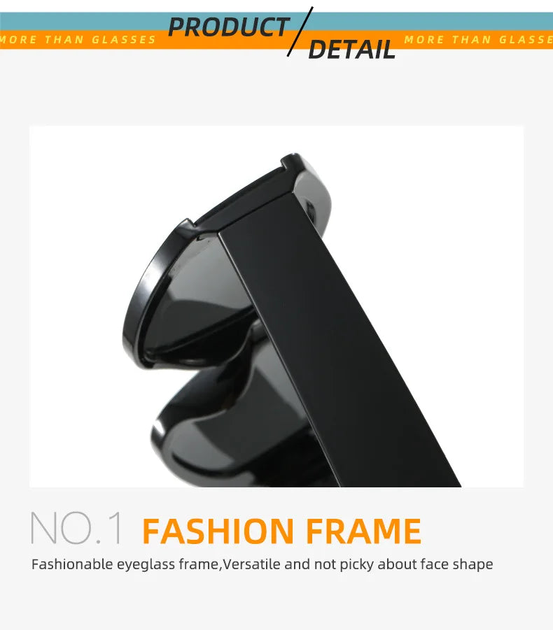 Fashion Large Frame Sunglasses - Colorful UV400 Protection for Women & Men