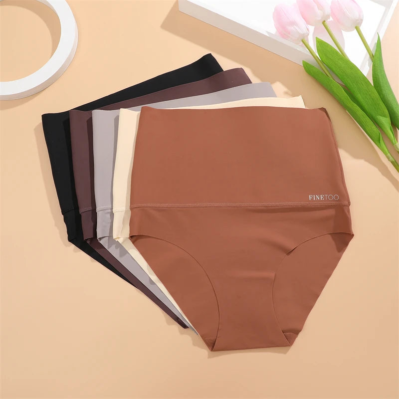 Women's Seamless High Waist Shaping Underwear - Tummy Control & Hip Lifting Brief