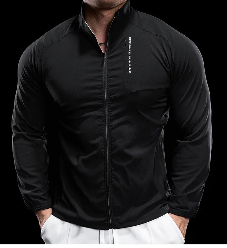 Men's Thicker Pullover Zipper Pullover  Run Outdoor Turtleneck Sweatshirt