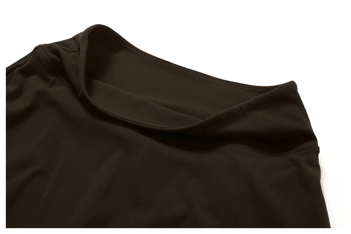High Waist Sports Skirt - Quick Dry Yoga Skirt with Lined Shorts