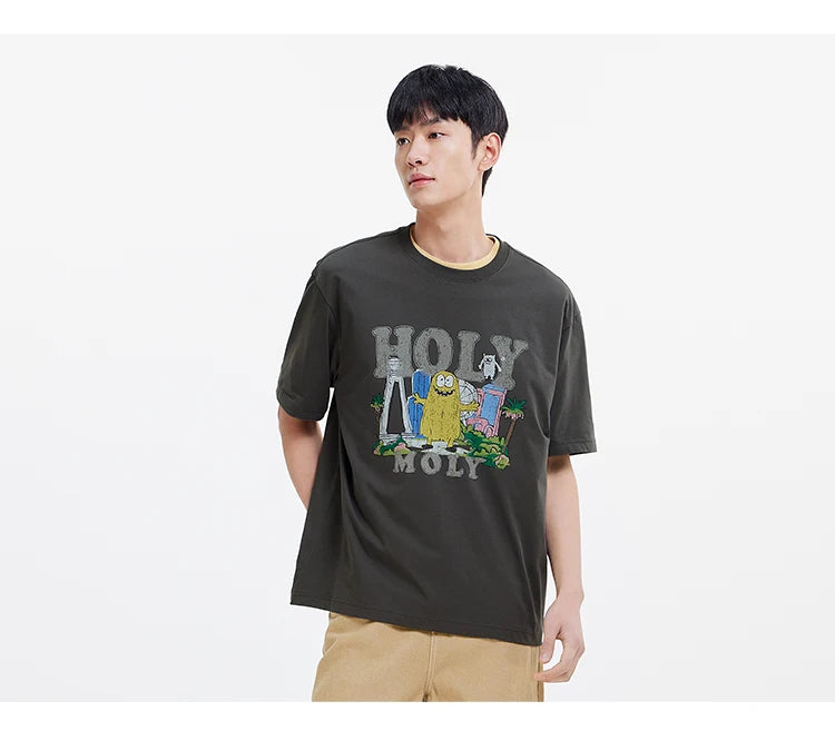 Men's Quick Dry T-Shirt - Bacteriostatic Cool Feeling Summer Tee with Fun Print