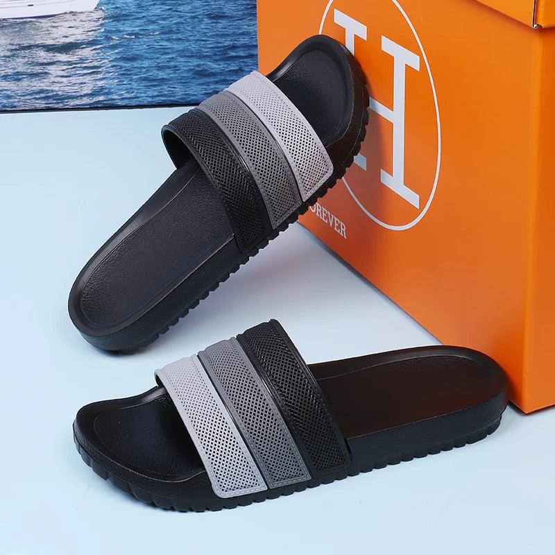 Men's Summer Gradient Design Sandals Slippers