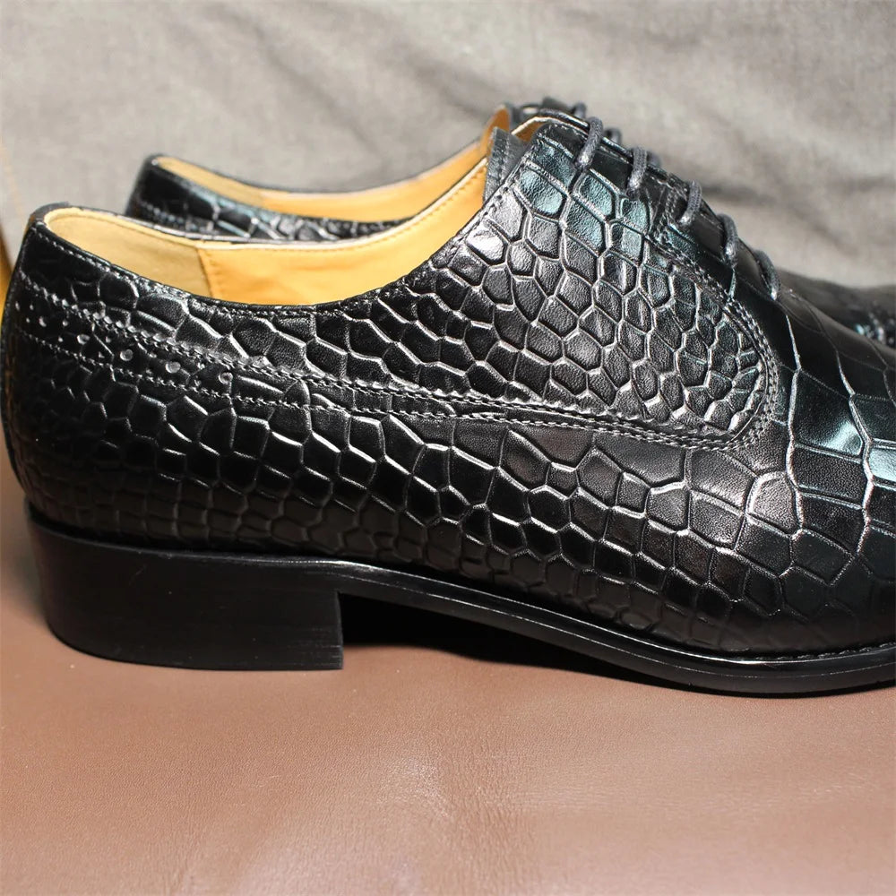 Double Buckle Monk Strap Leather Dress Shoes