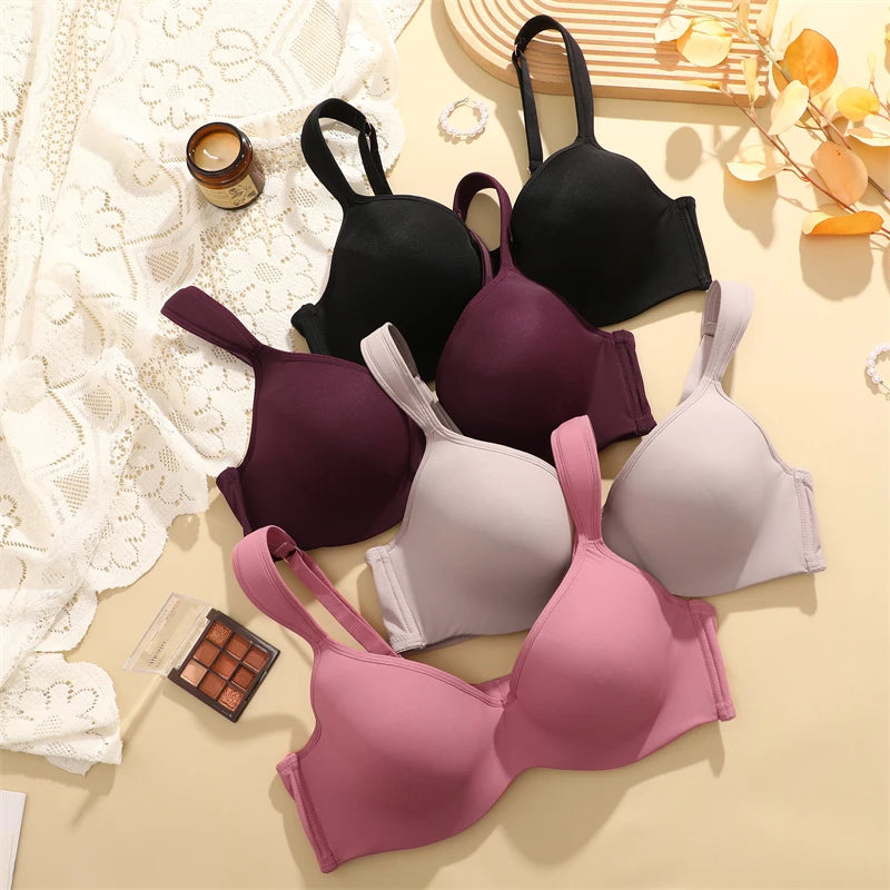 Women's Support Bras Beautiful Back Seamless Bra One-piece Wireless Bralette Push Up Sports Brassiere