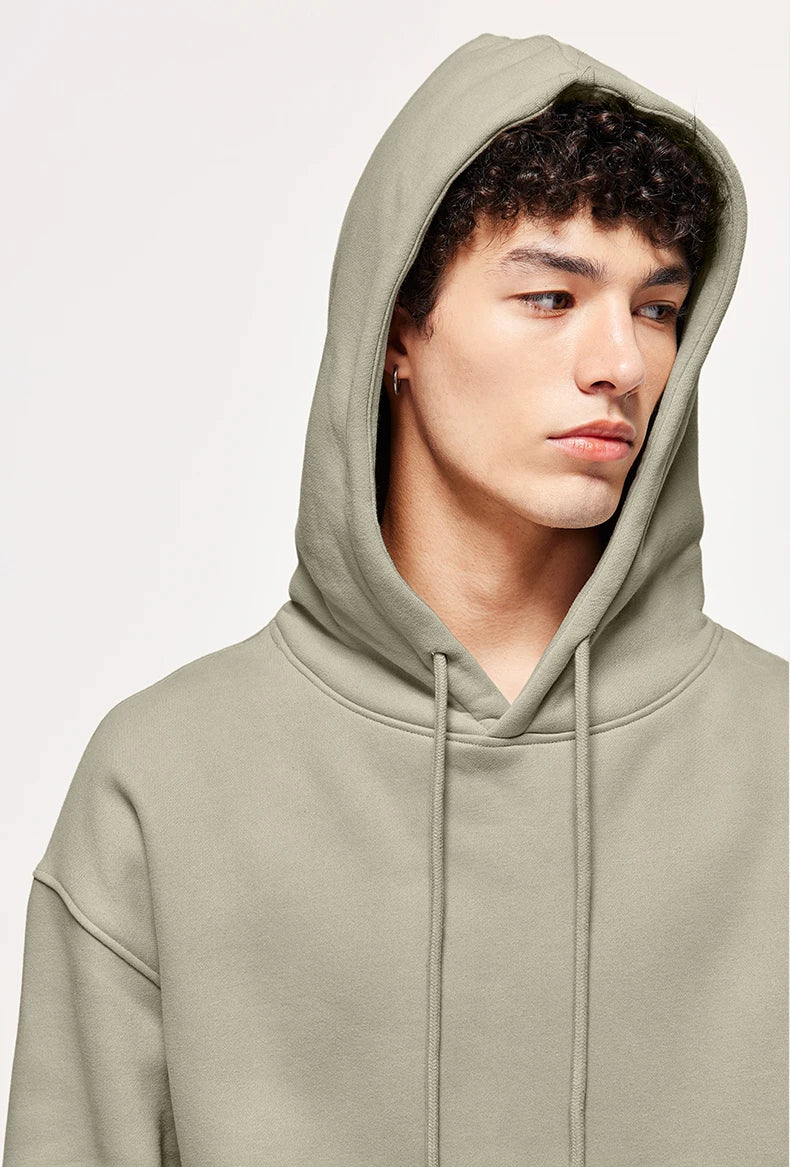 Unisex 350G Fleece  Velvet Warm Hoodie
