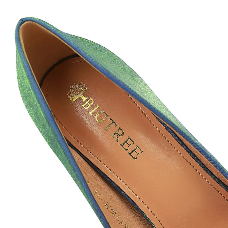 Satin Stiletto High Heel Wedding Pumps