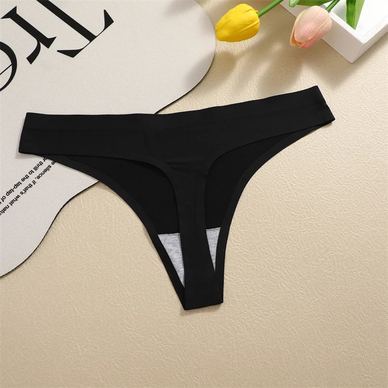 Women's Seamless Satin Thong 3-Pack