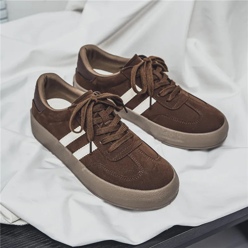 Men's Casual Platform Sneakers - Sports Skateboard Running Shoes