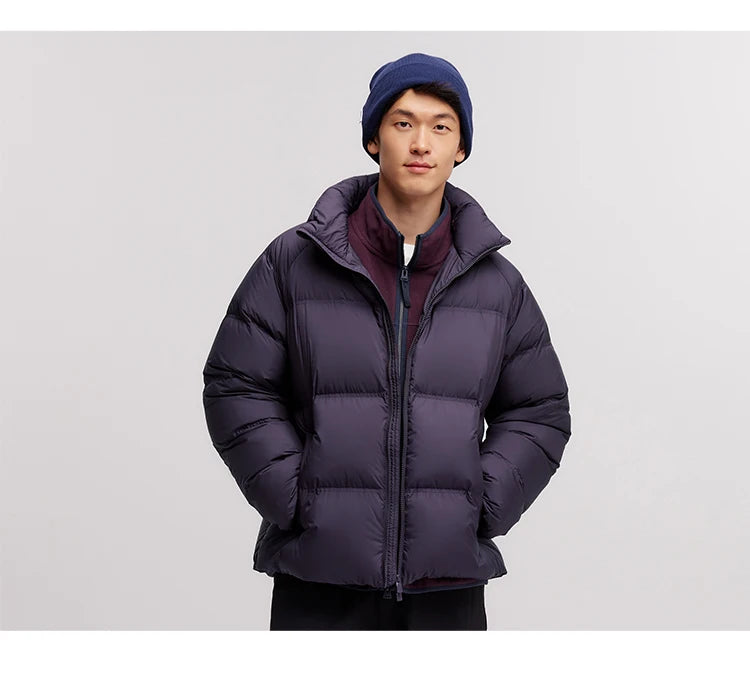 Unisex Lightweight Down Puffer Jacket - Three-Proof Thermal Winter Coat