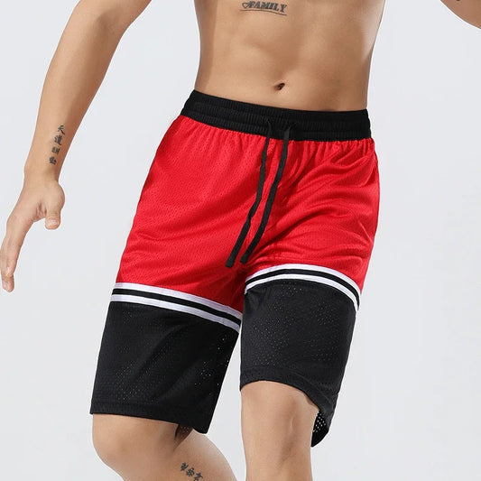 Men's Gym Casual Quick Dry Basketball Football Sweatpants Running Sports Pants Breathable Fitness Jogging Shorts