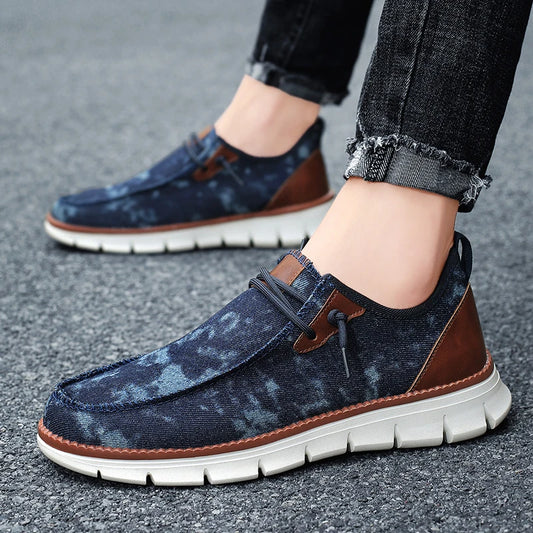 Men's Casual  Slip-on Canvas Flat Loafer Shoes