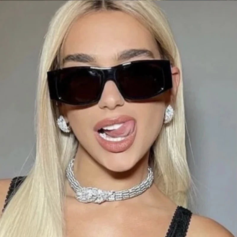 1/3pcs Women's Small Frame Square Small Rectangle Sunglasses