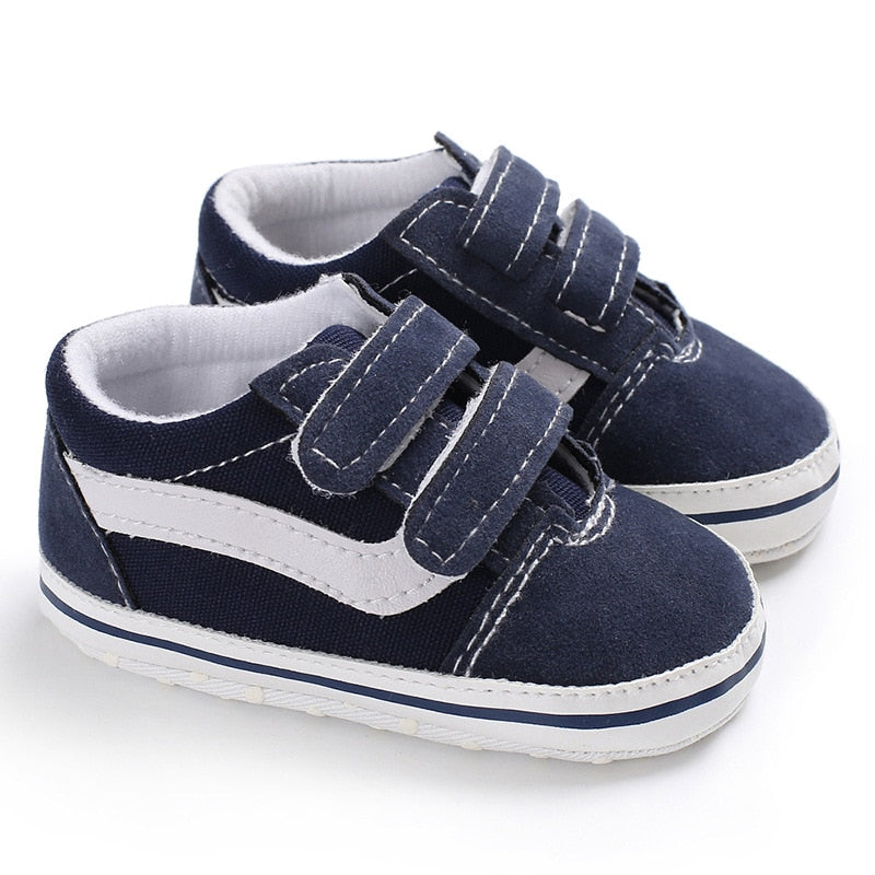 Newborn Baby Classical Sport Soft Sole PU Leather Sneakers Shoes