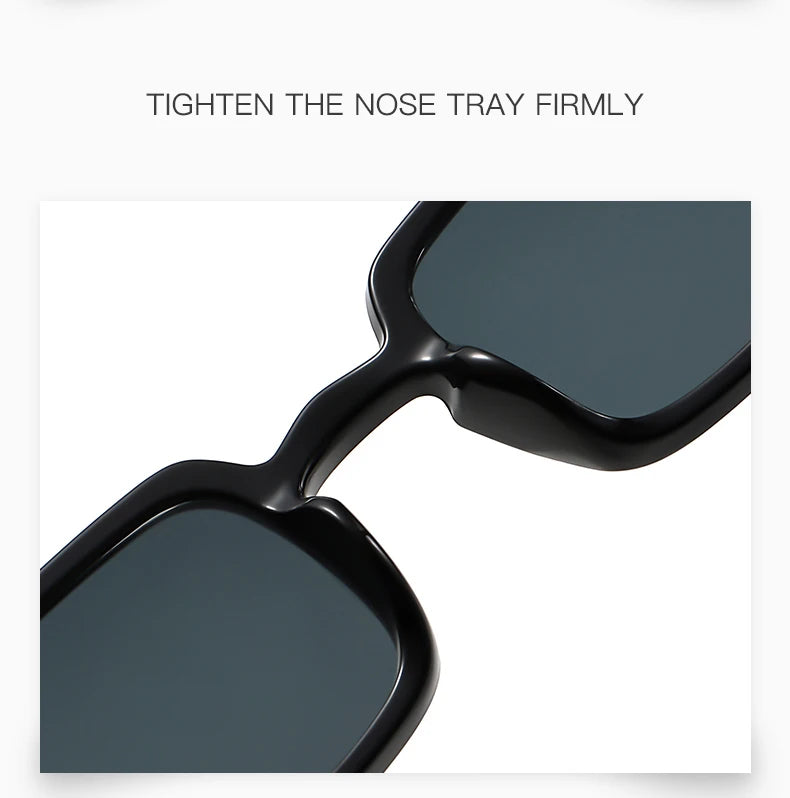 Classic Rectangle Sunglasses - UV400 Protection Vintage Style Eyewear