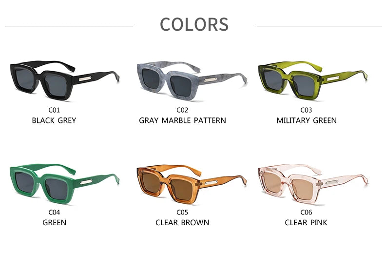 Women's Retro  Square Frame Sunglasses