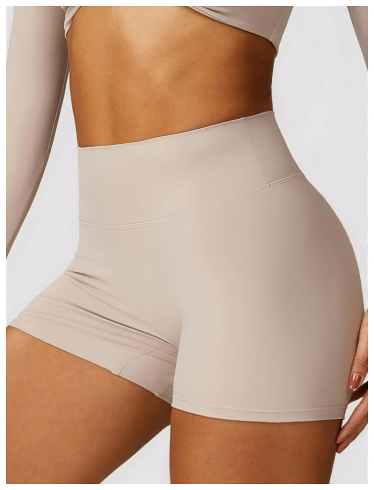 Women's Buttock Lift Scrunch Yoga Gym Leggings Cycling Slim Fit Workout  High Waist Sports Shorts