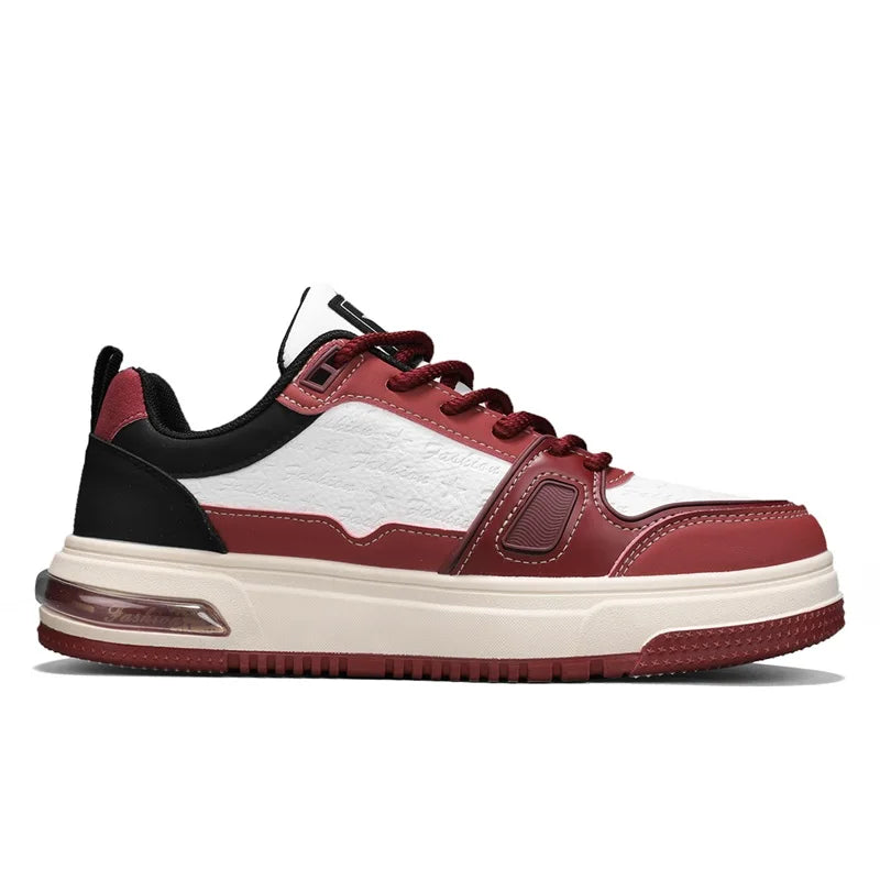 Men's Casual Stars Platform Crystal Fish  Skateboard Sports Sneakers